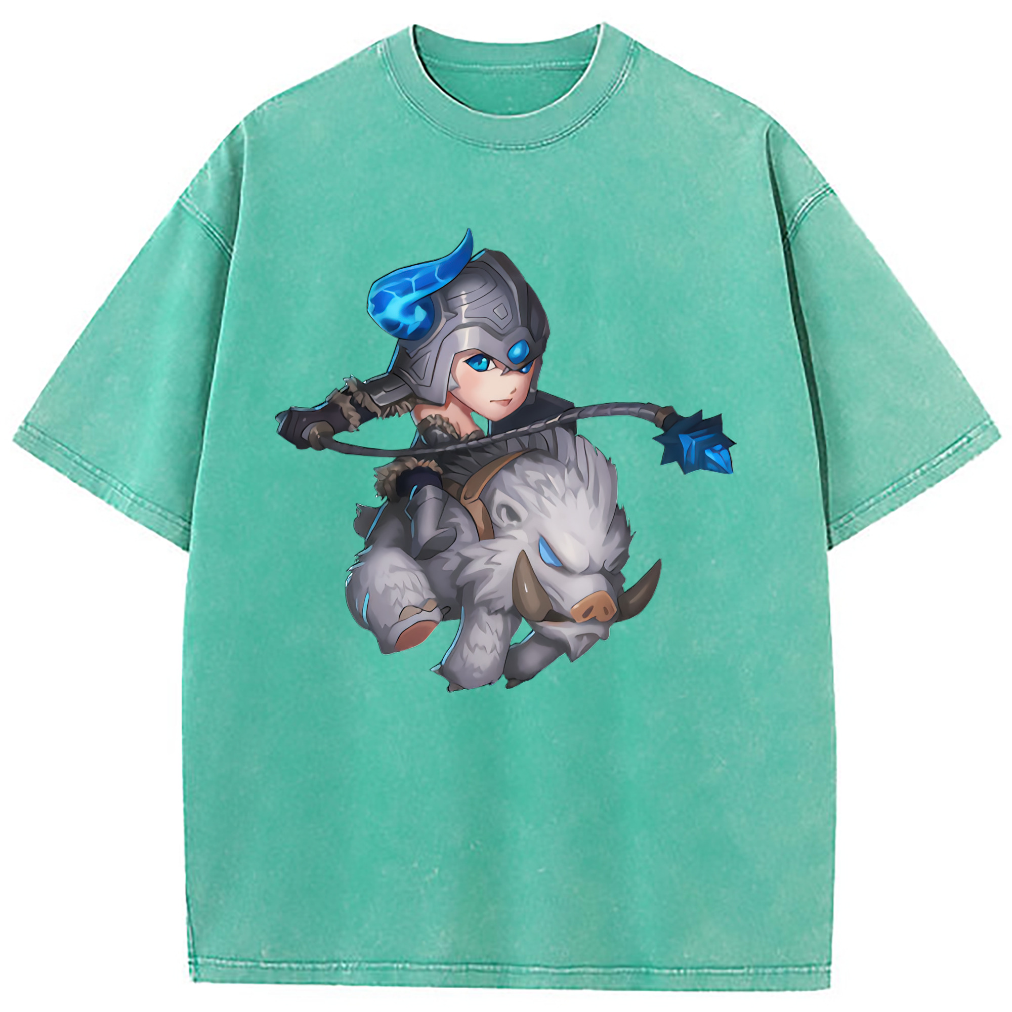 （画像用） リーグ・オブ・レジェンド League of Legends LOL 綿100% ヴィンテージ風 半袖Tシャツ（フロントプリント）